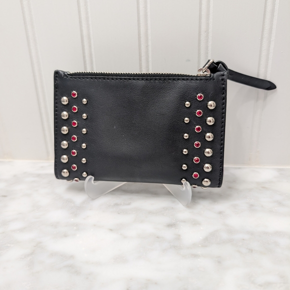 Authentic Jimmy Choo Litzy Studded Leather Bifold Wallet - Picture 2 of 10